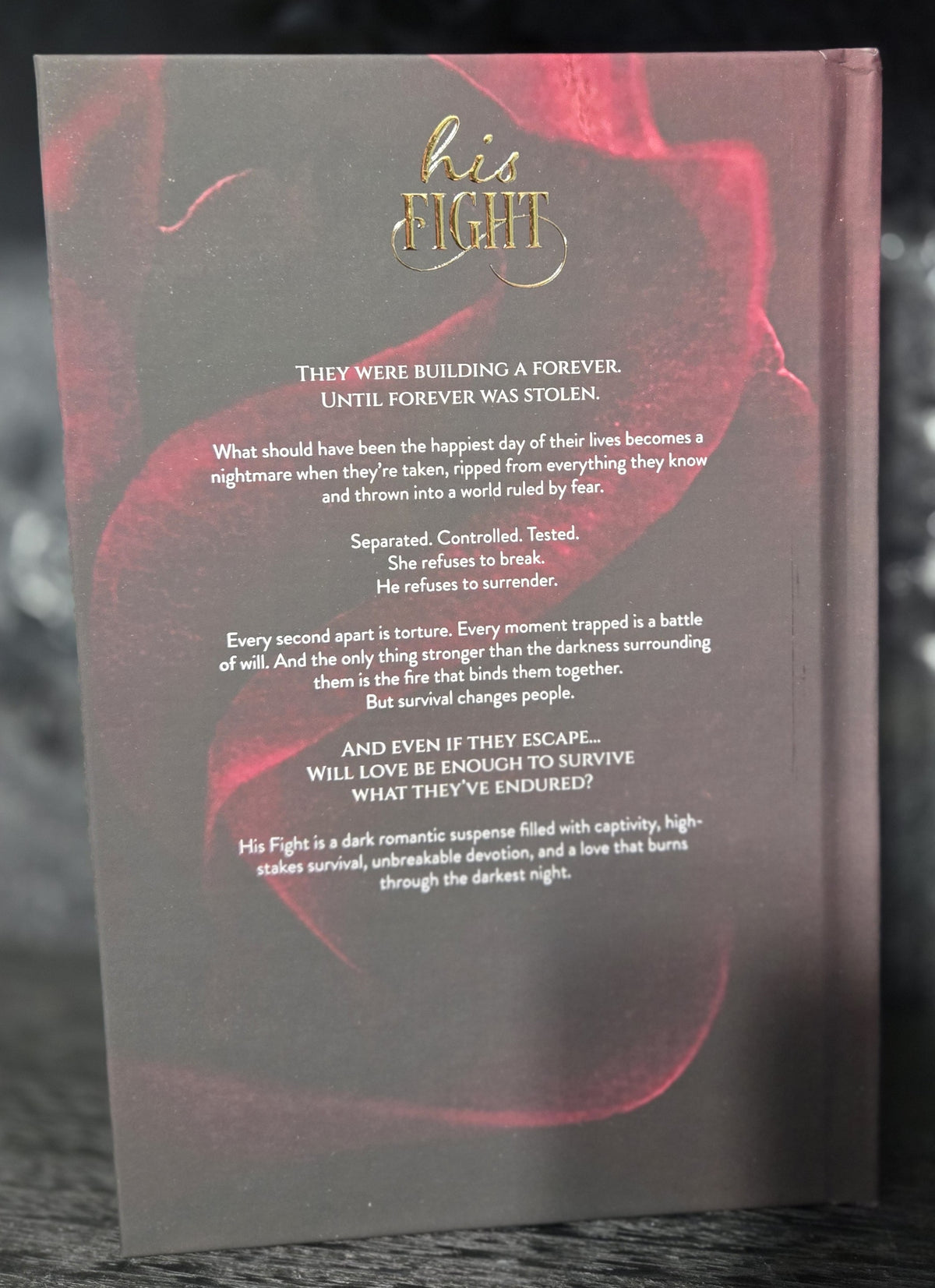 His Fight · Fire & Ice Special Edition Hardcover (Foiled, Sprayed Edges)